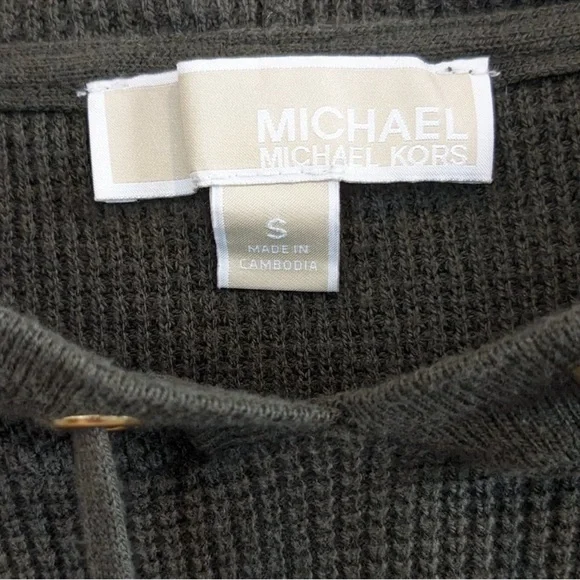 Michael Kors Green Cowl Neck Sweater - Picture 5 of 9